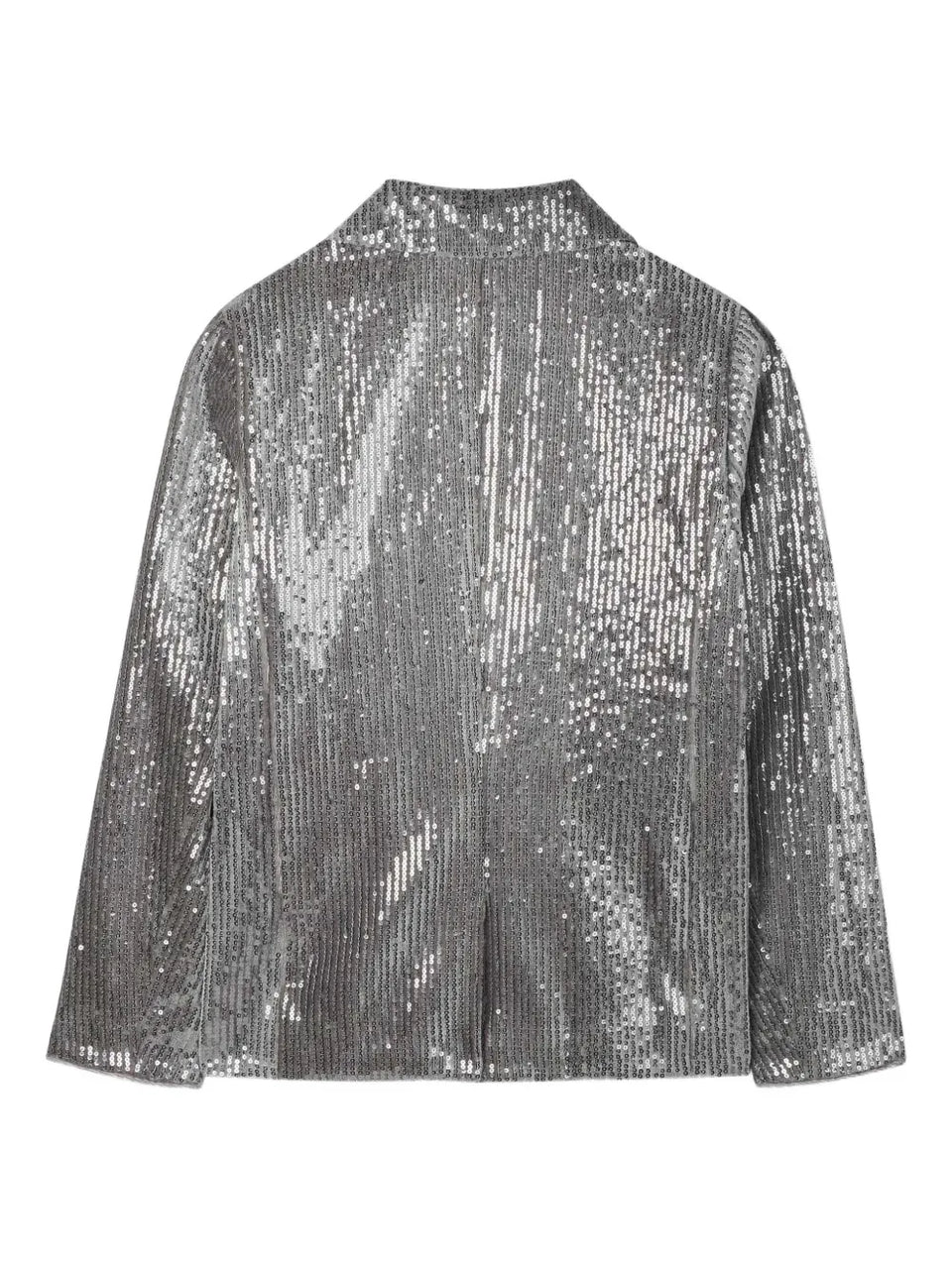 sequin-embellished double-breasted jacket