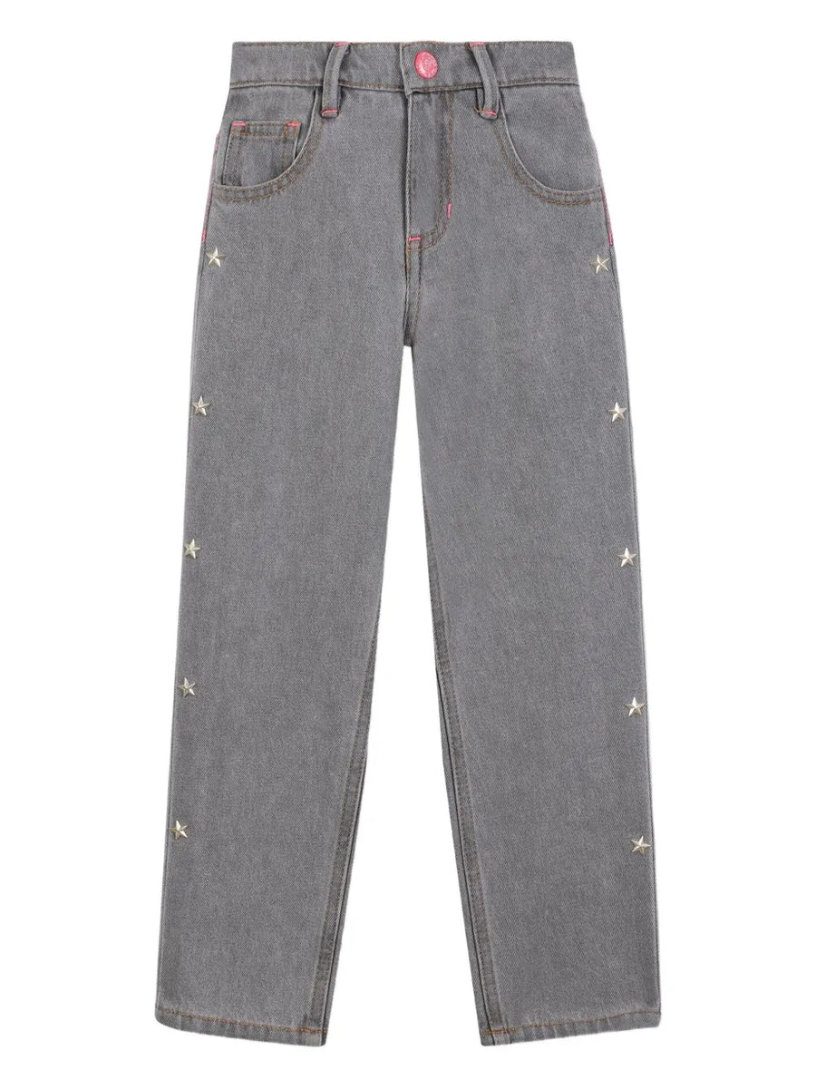star stud-detail jeans
