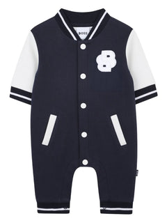 colour-block romper