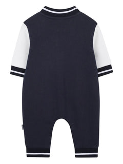 colour-block romper