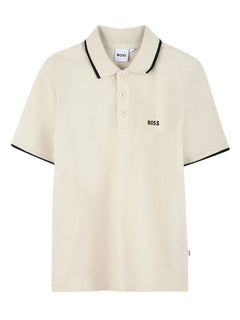 short-sleeve logo-detail polo shirt