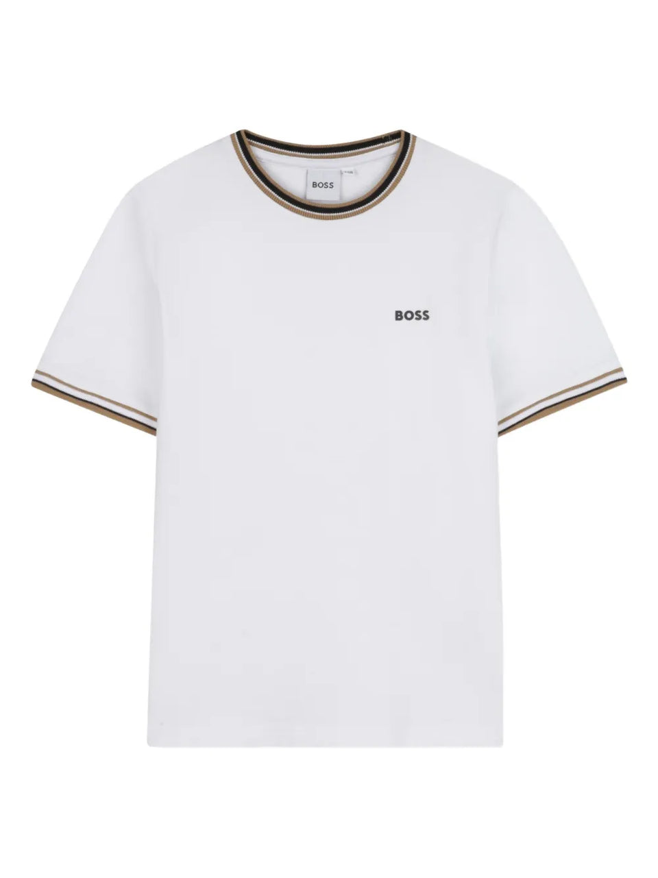contrast-trim short-sleeve T-Shirt
