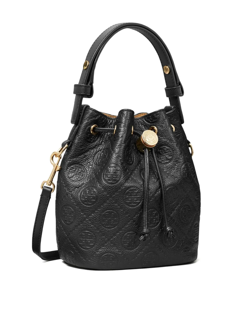 T-Monogram quilted leather bucket bag