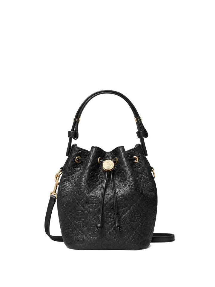 T-Monogram quilted leather bucket bag