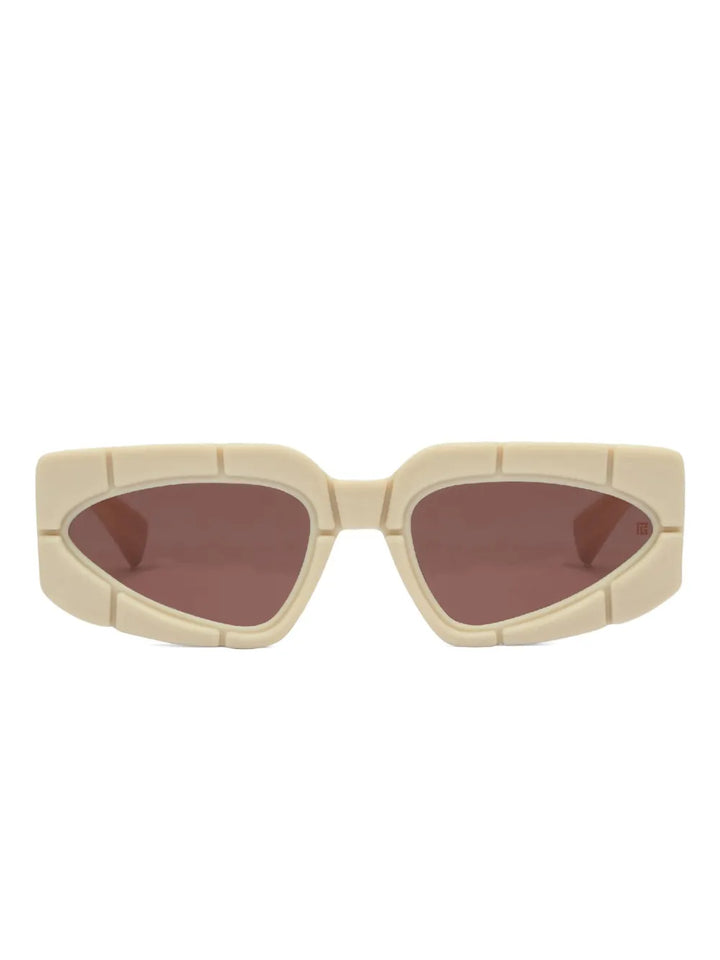 sculpted-frame sunglasses