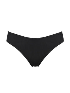 Organza bow-detail high-cut briefs