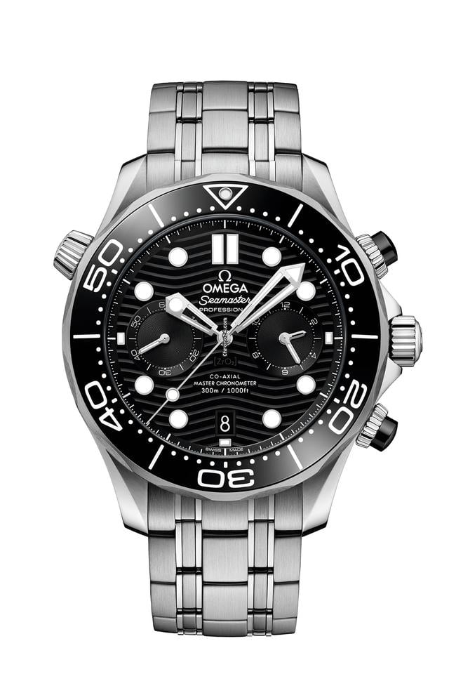 Omega Seamaster Diver 300 MCo‑axial Master Chronometer Diver Chronograph Black Dial 210.30.44.51.01.001