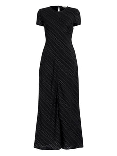 striped maxi dress