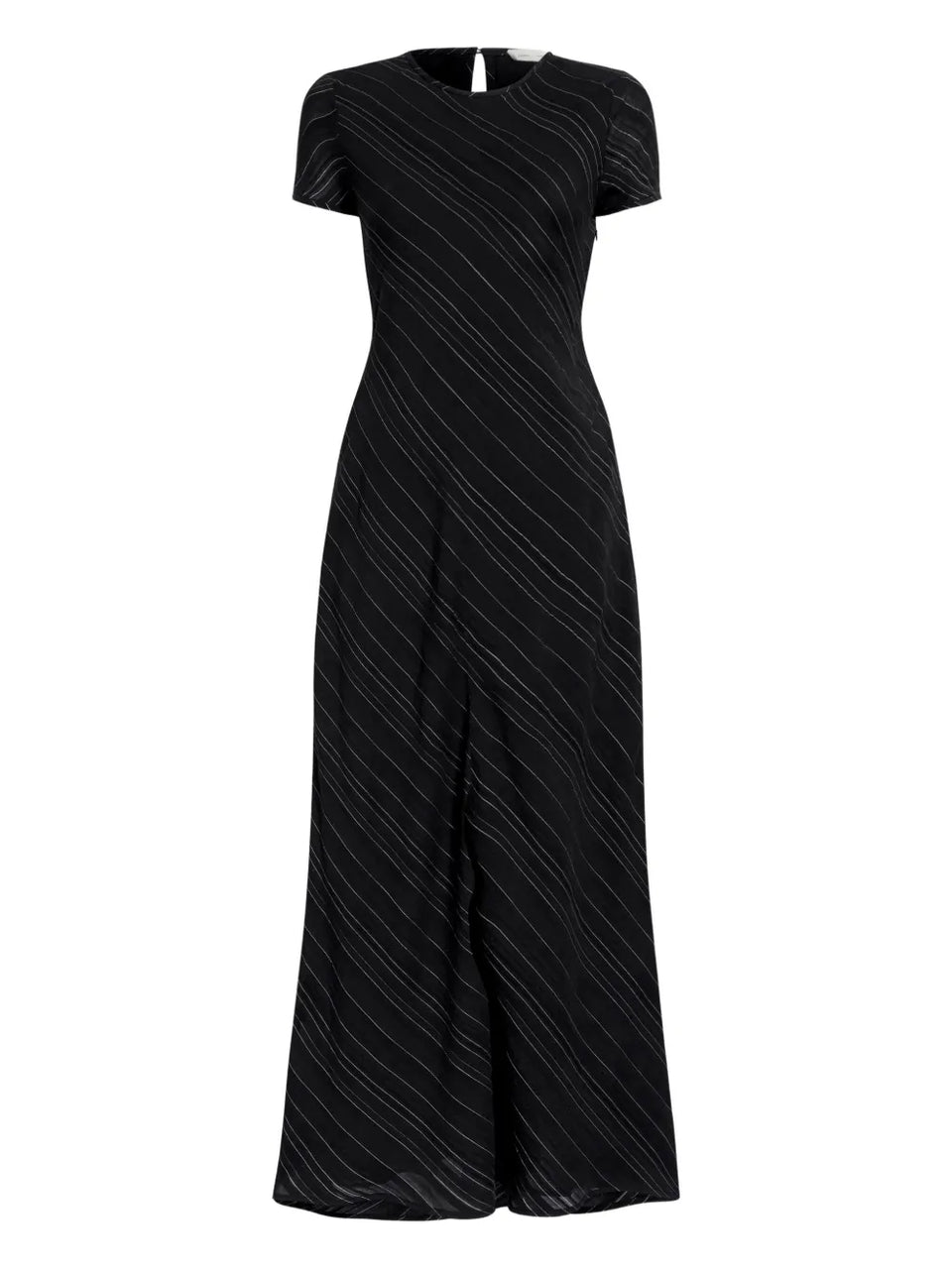 striped maxi dress