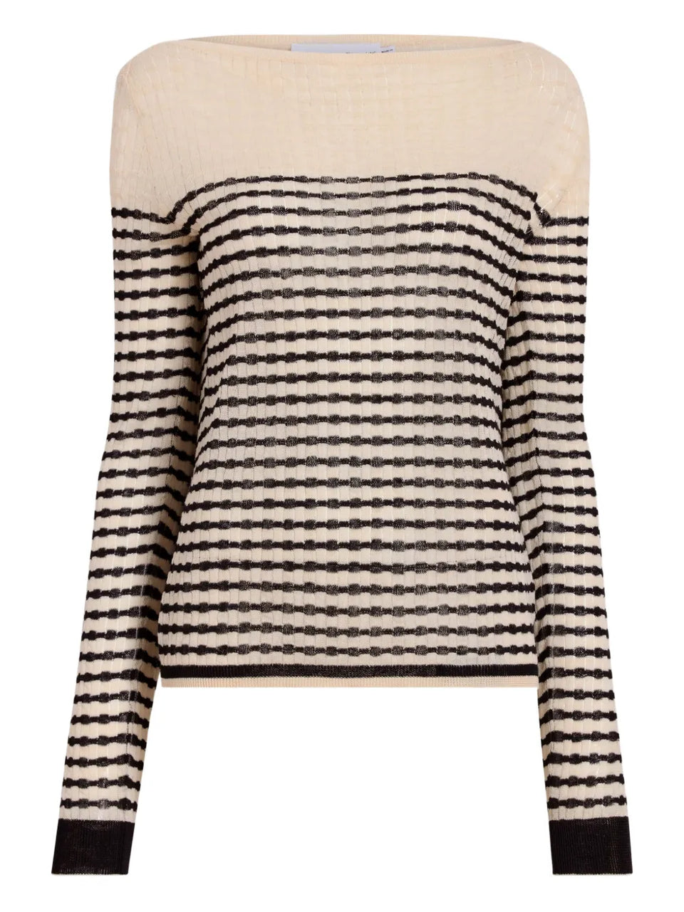 striped knitted top