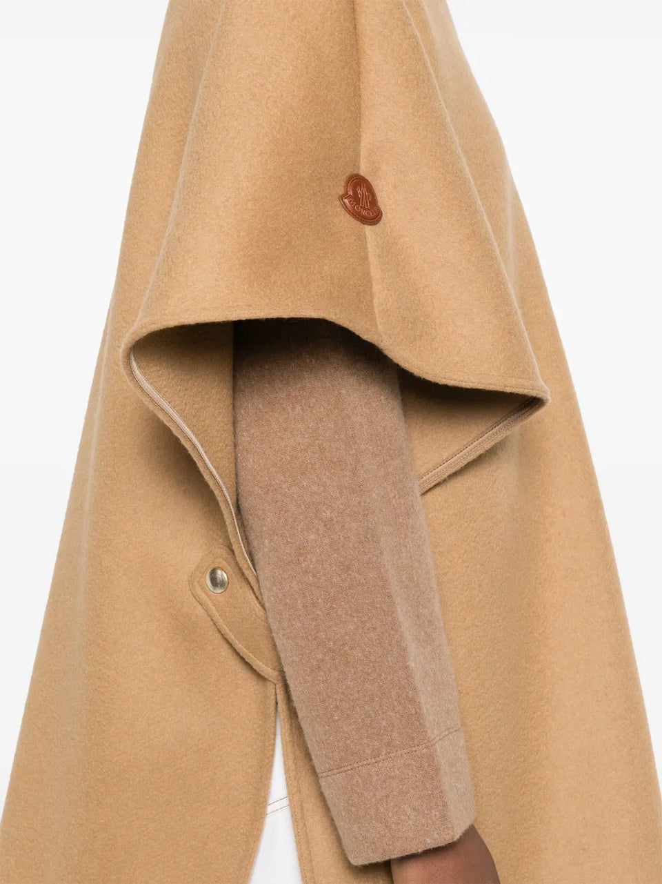 wool-blend poncho