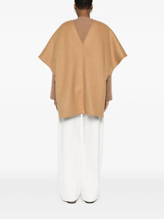 wool-blend poncho