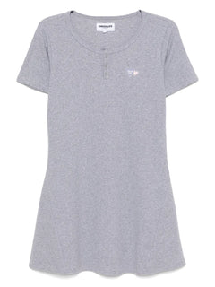logo-patch dress