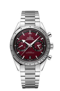 Omega Speedmaster '57 Co-Axial Master Chronometer Chrono Burgundy NEW UNWORN 332.10.41.51.11.001