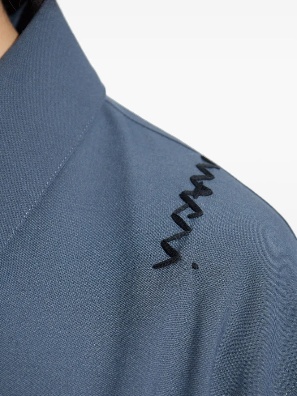 logo-print bomber jacket