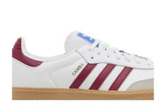 Adidas Samba OG White Burgundy Gum