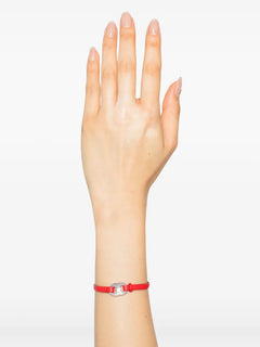 Gemini leather bracelet
