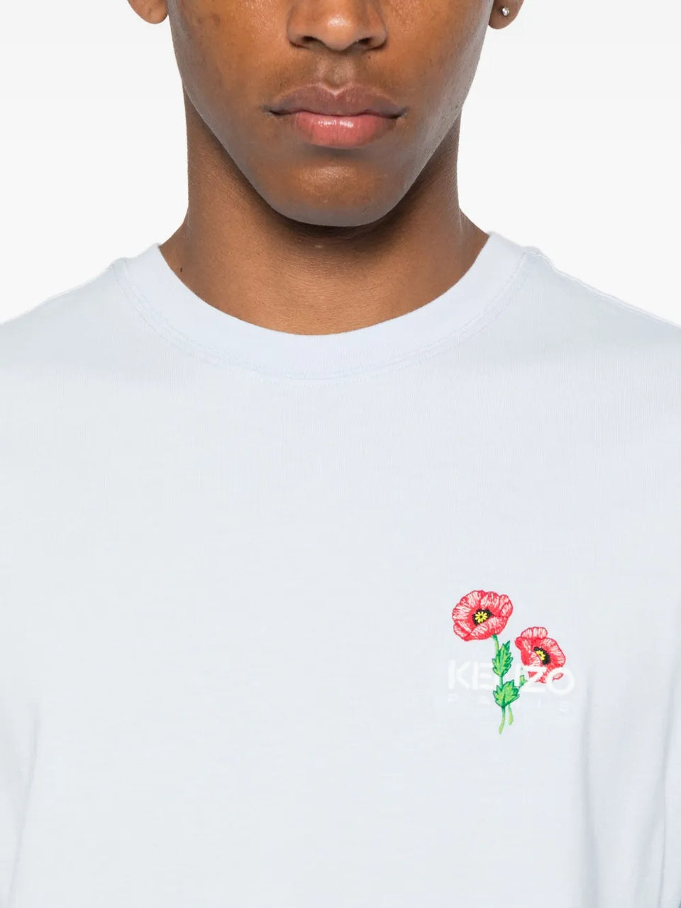 embroidered flower T-Shirt