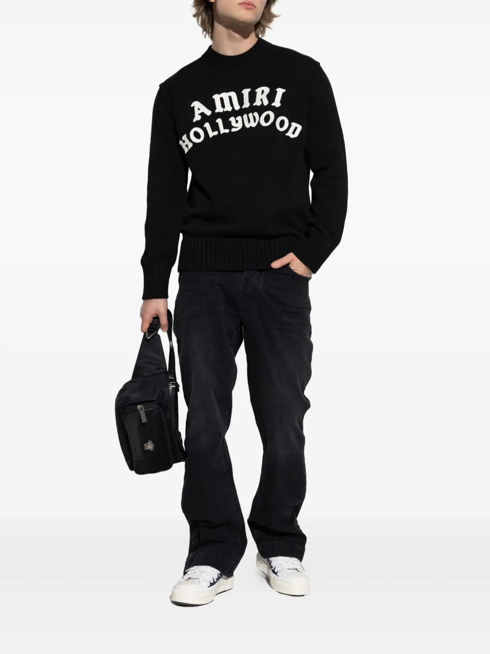 logo-print sweater
