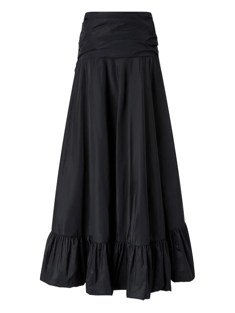 ruffled asymmetrical skirt