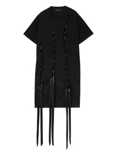 ribbon-detail T-Shirt dress