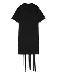 ribbon-detail T-Shirt dress