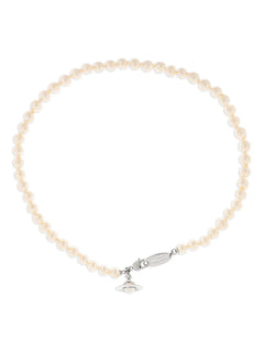 Orb-plaque necklace