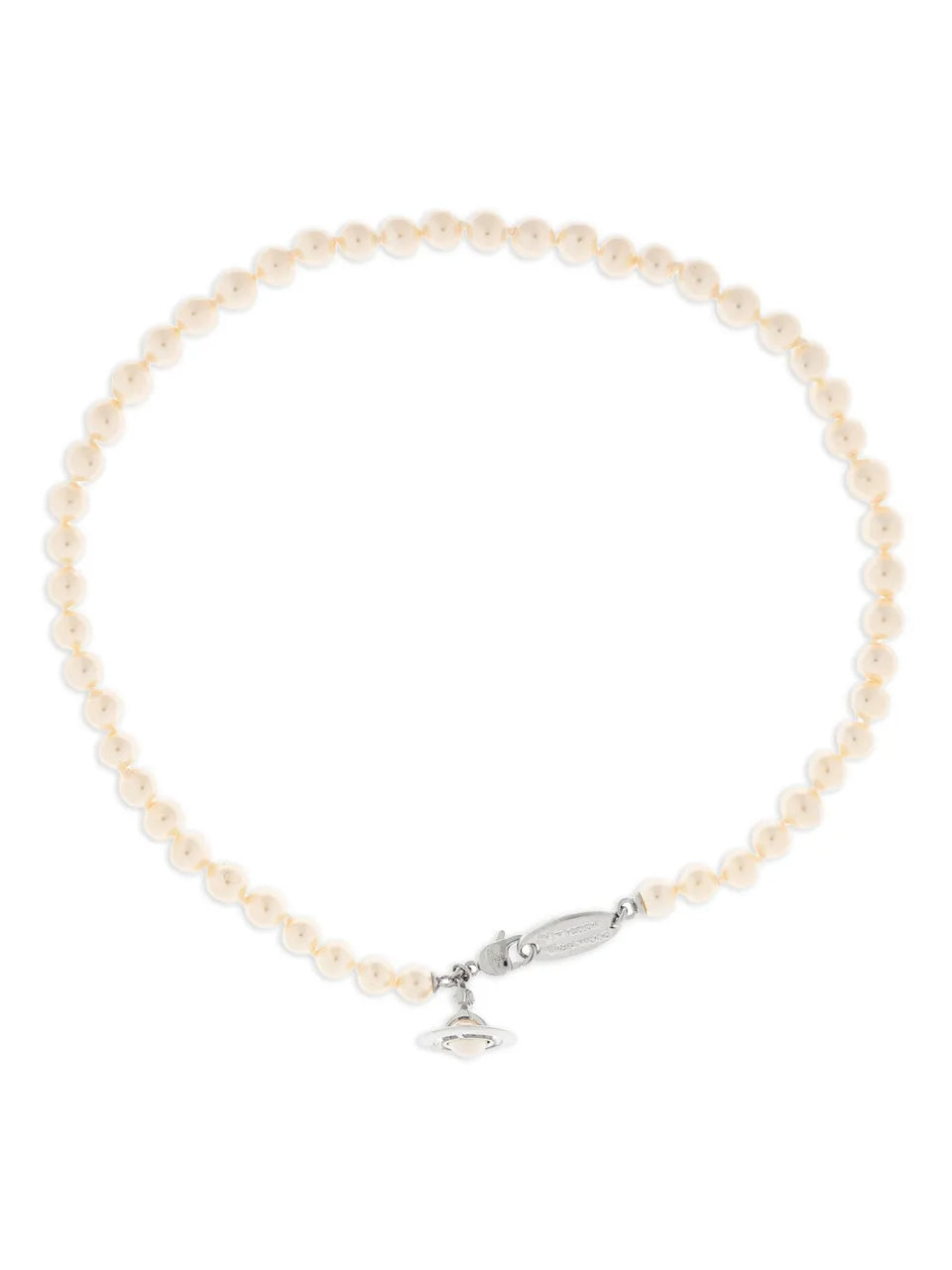 Orb-plaque necklace