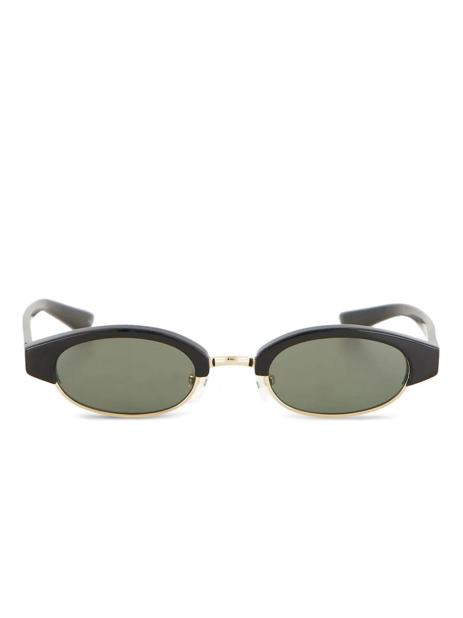 Ellipse oval-frame sunglasses