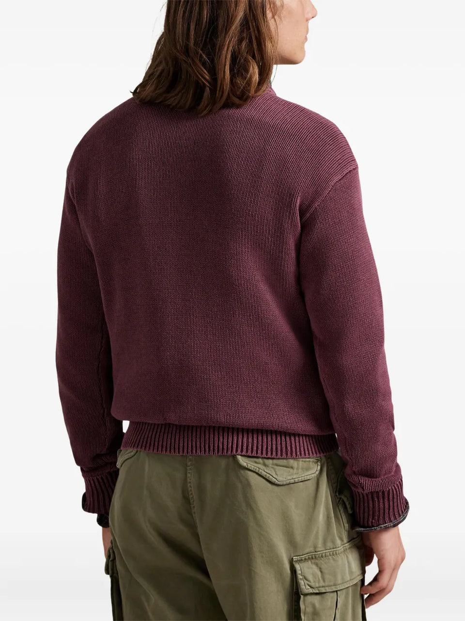 long-sleeves cotton sweater