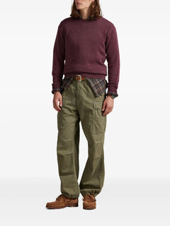 long-sleeves cotton sweater
