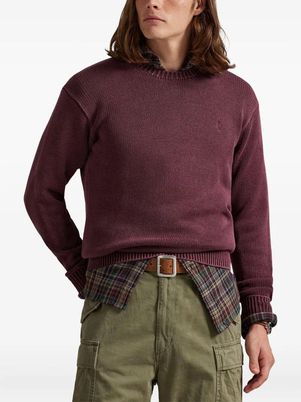 long-sleeves cotton sweater