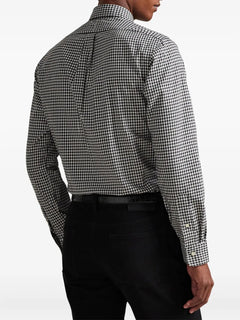 long-sleeves checked shirt