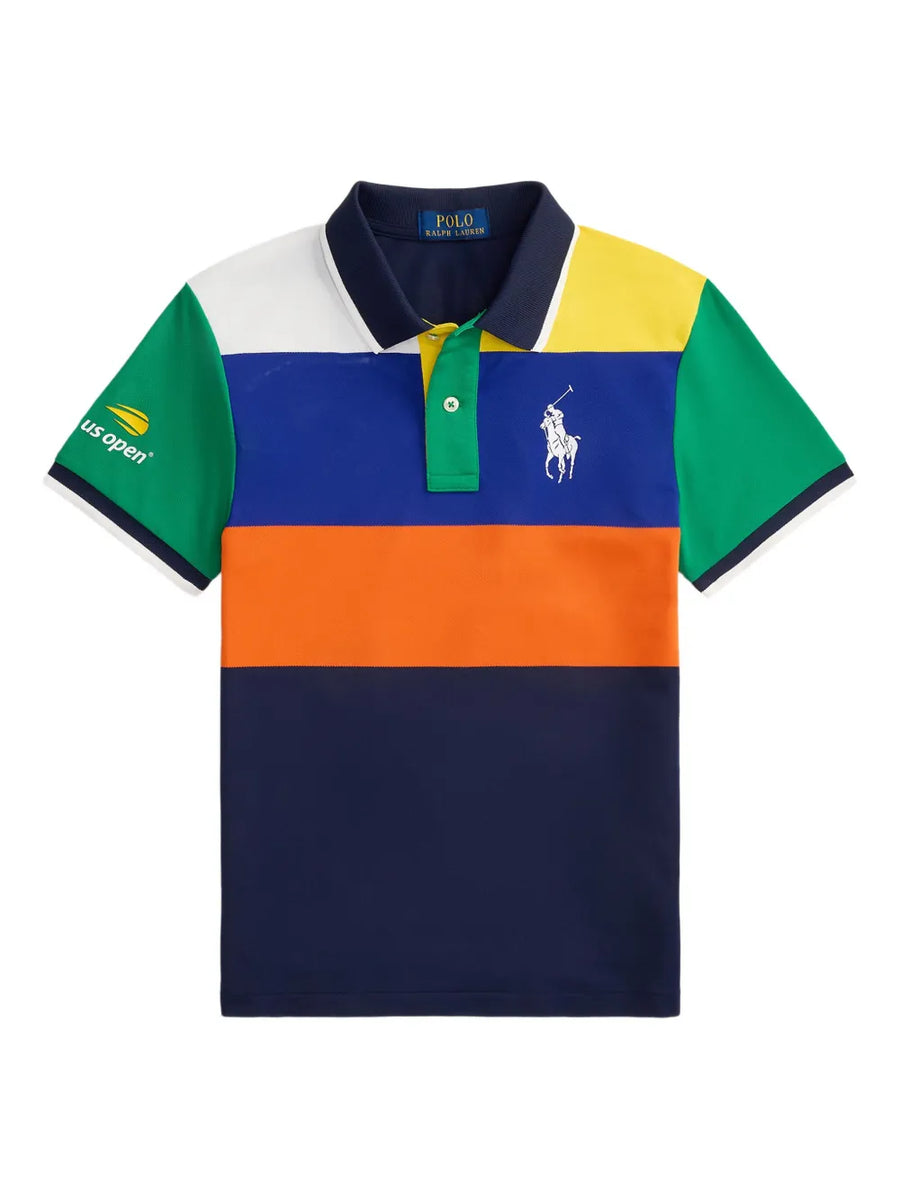 x US Open colour-block polo shirt
