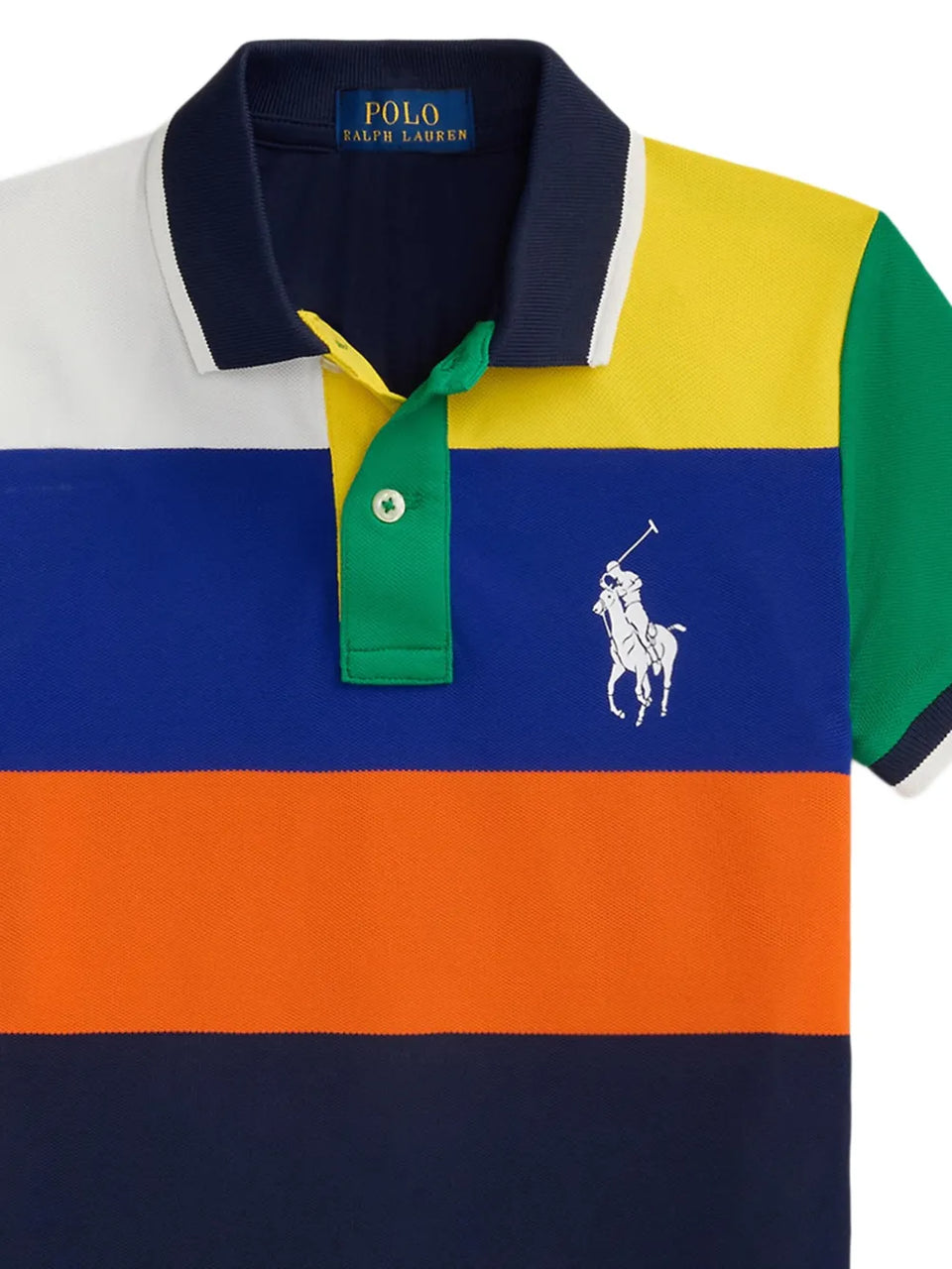 colour-block polo shirt