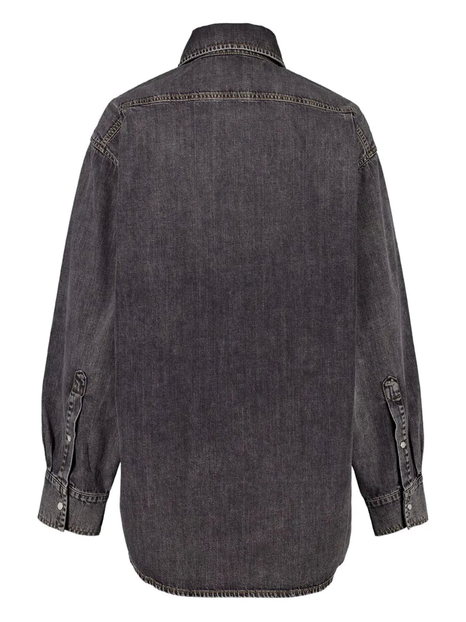 button-up denim shirt