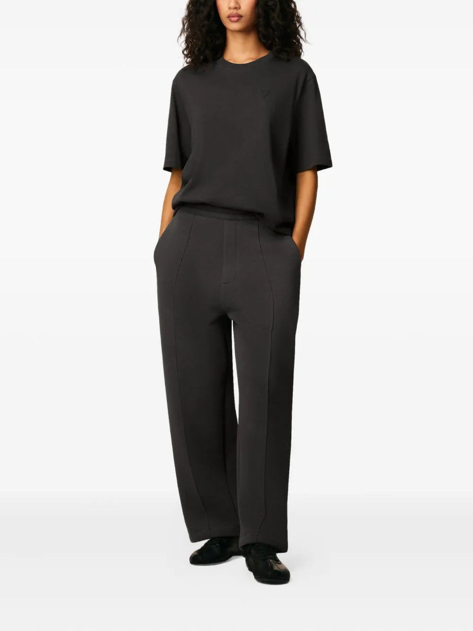 Ami De Coeur flare fleece trousers
