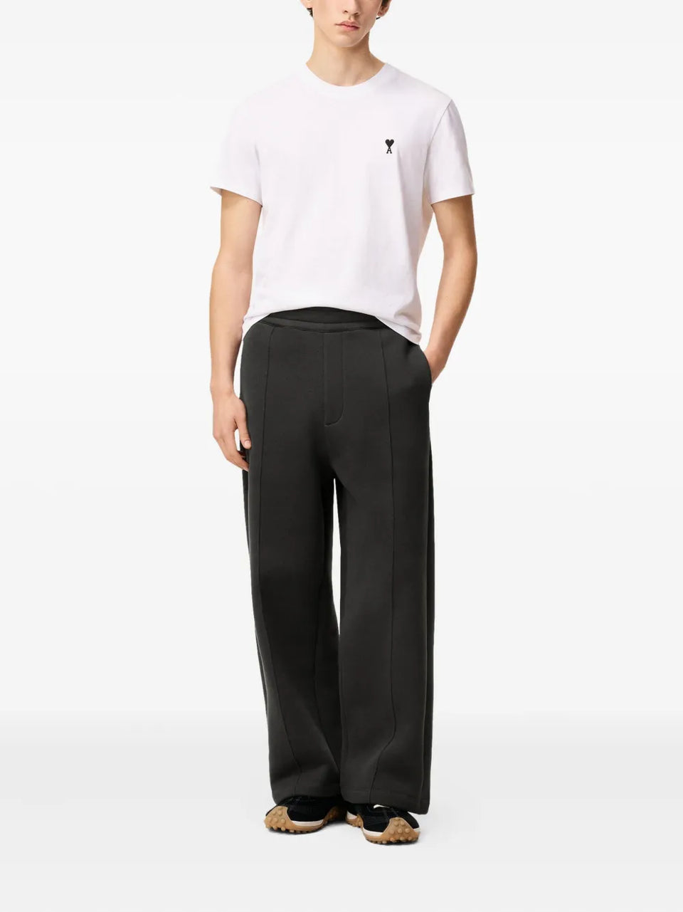 Ami De Coeur flare fleece trousers