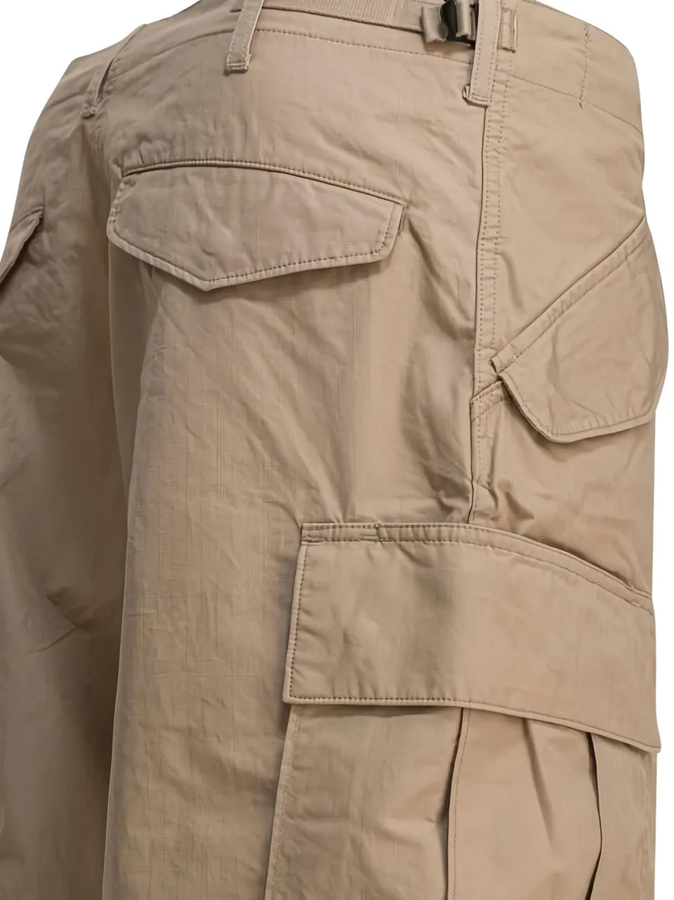 cargo-pocket cotton shorts