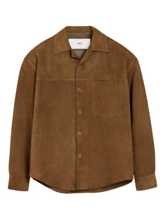 leather shirt jacket