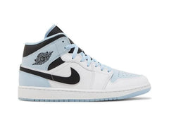 Air Jordan 1 Mid White Ice Blue 2023