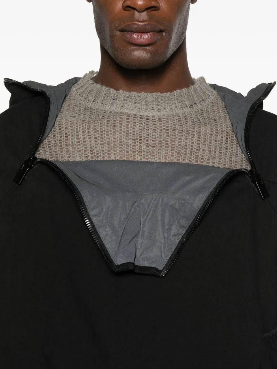 Interlucent reversible windbreaker