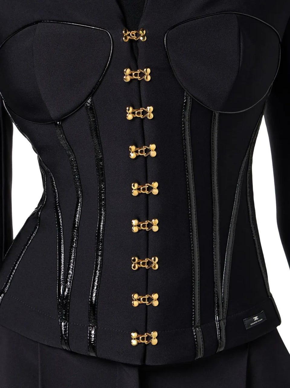 corset-detailed jacket