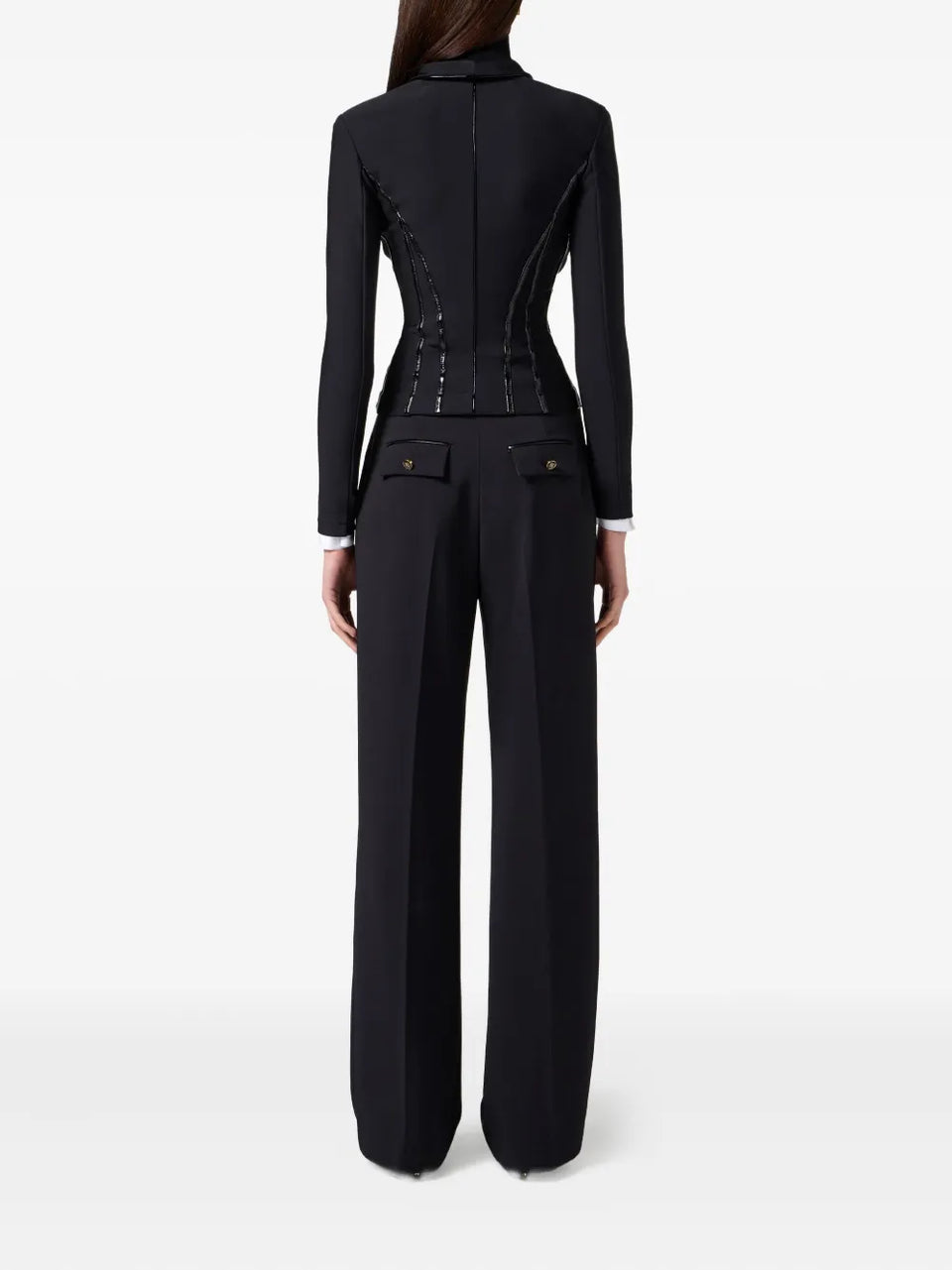 corset-detailed jacket