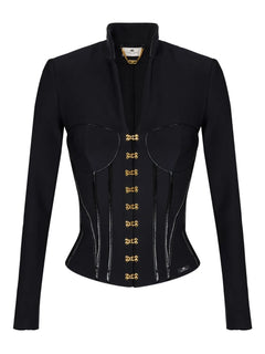 corset-detailed jacket