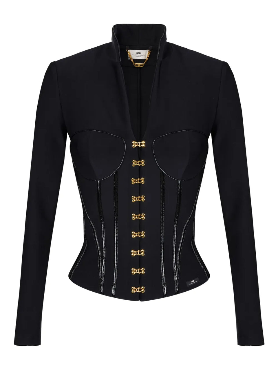 corset-detailed jacket