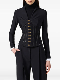 corset-detailed jacket
