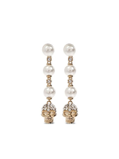 crystal-embellished earrings