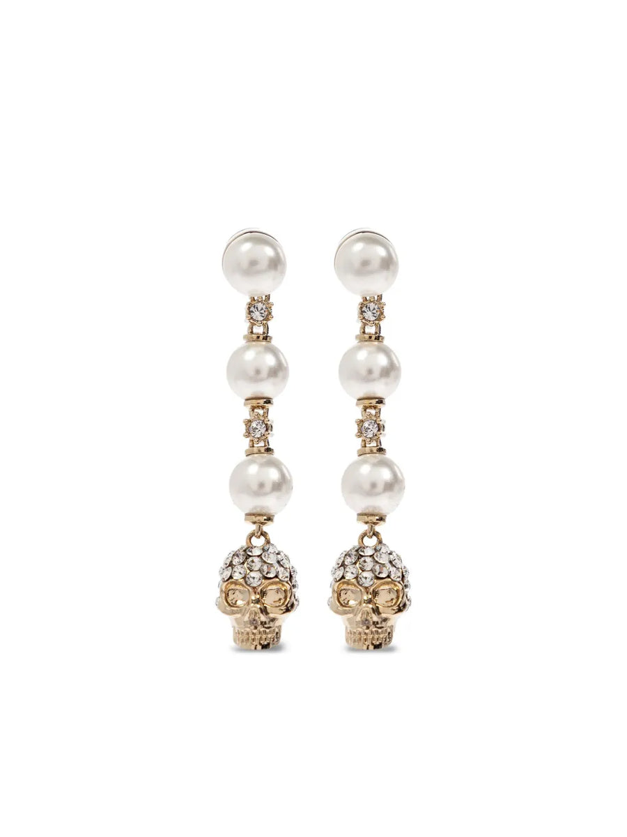 crystal-embellished earrings