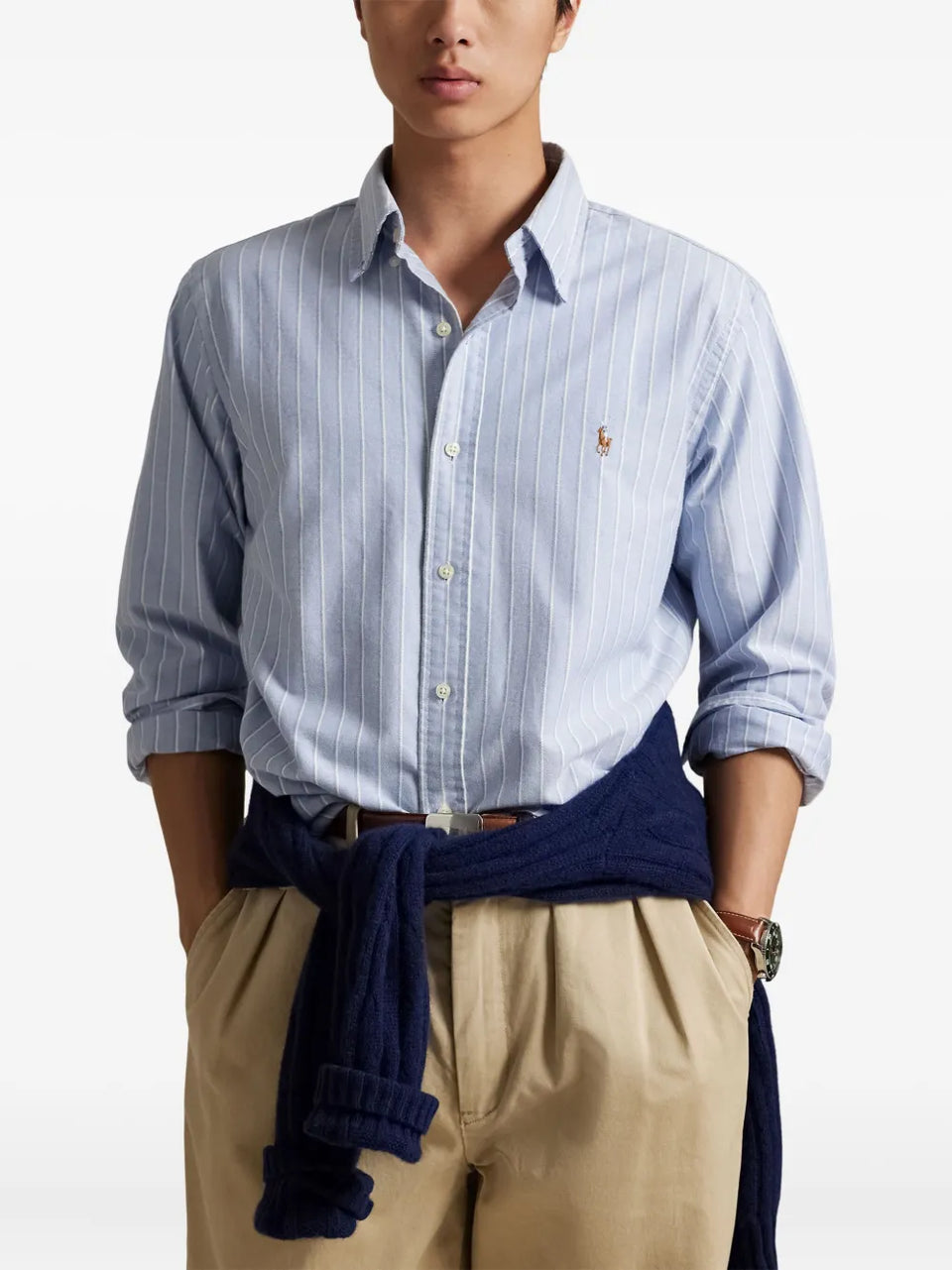 striped Oxford shirt